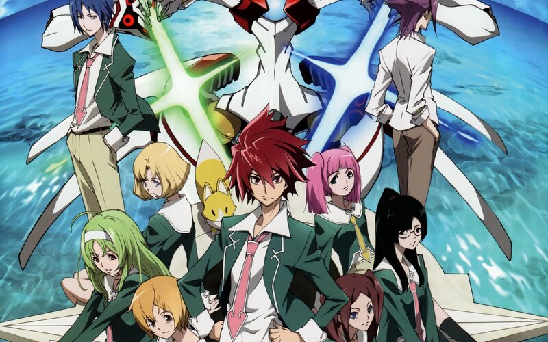 anime group with mechs