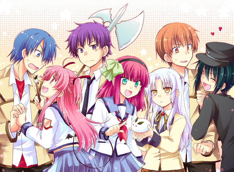 Anime group with weapons