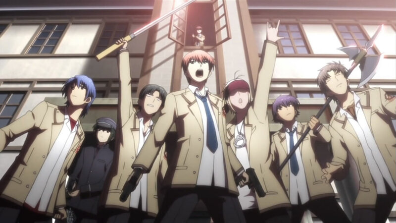 anime group with weapons