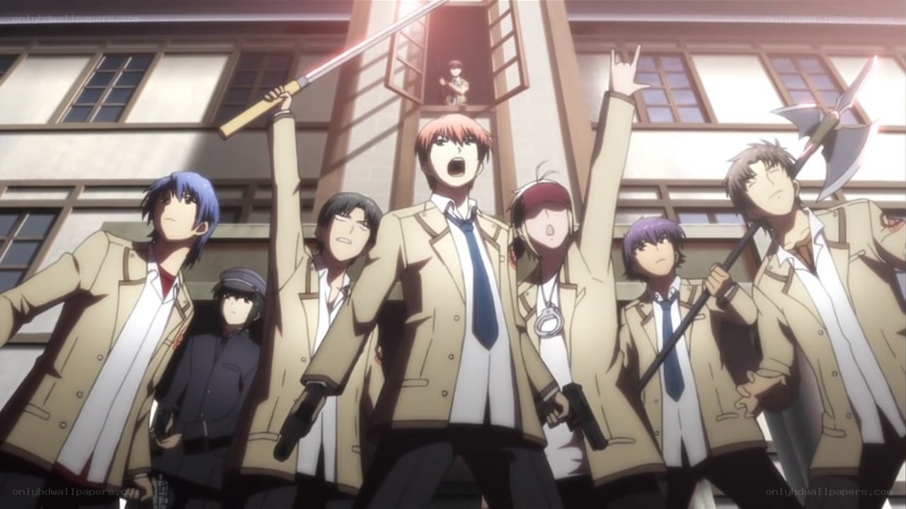 anime group with weapons