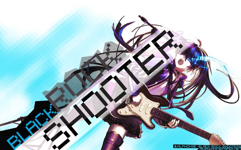 anime guitarist with electric guitar