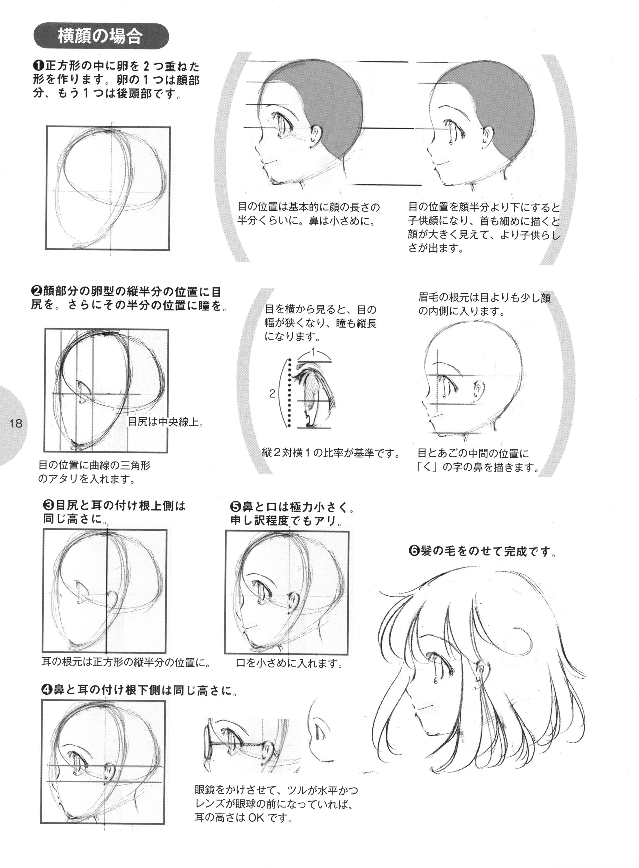 anime head drawing tutorial