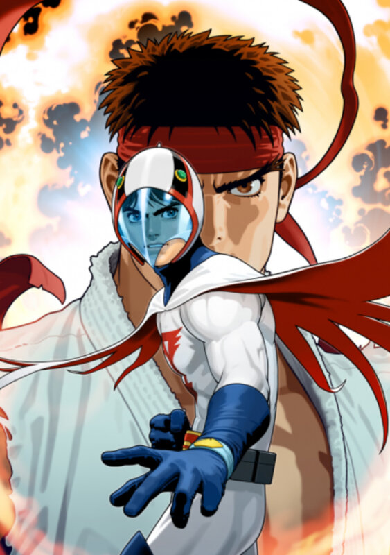 anime hero in action