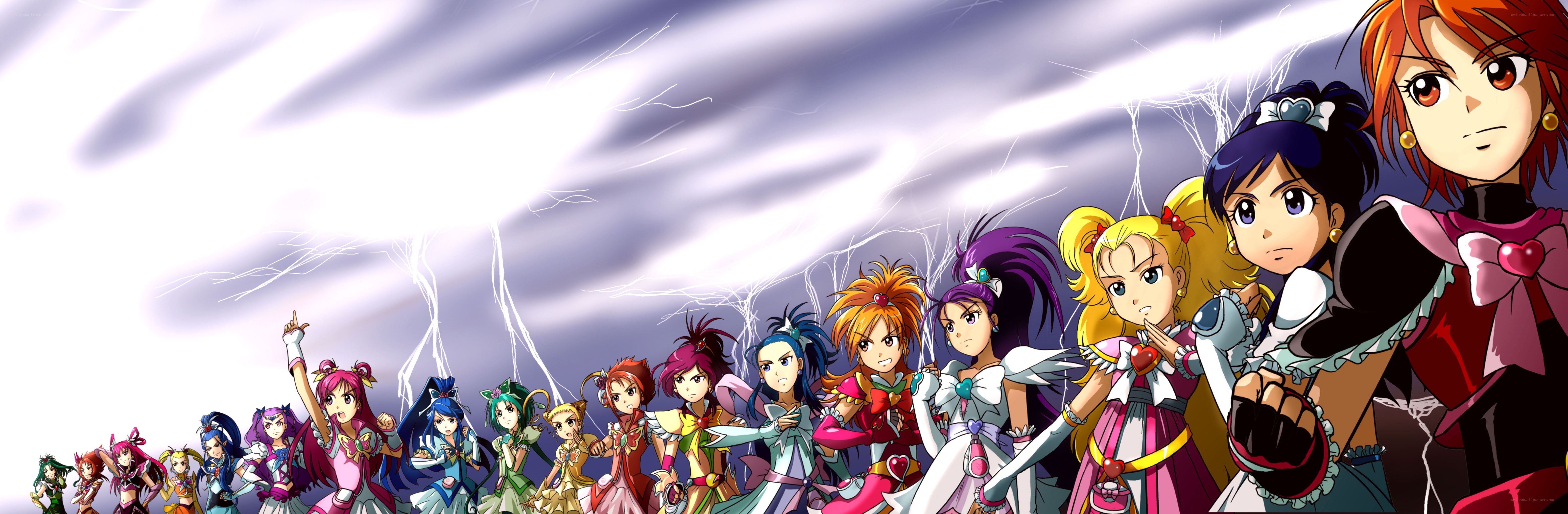 anime heroines in battle