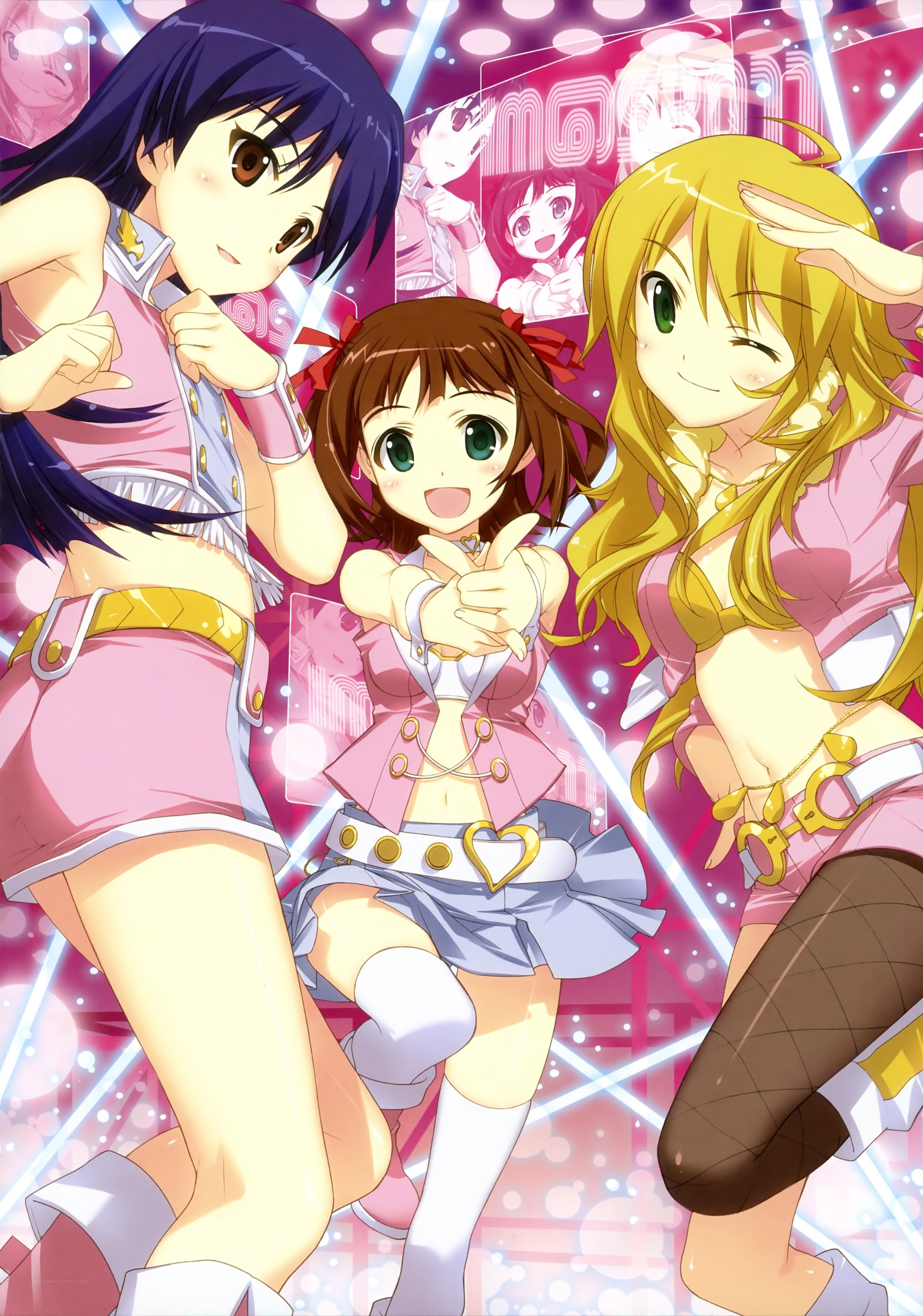 anime idol group performance