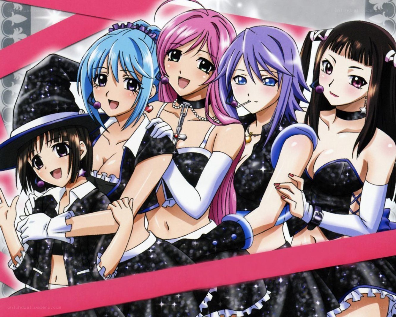 anime idol group performance