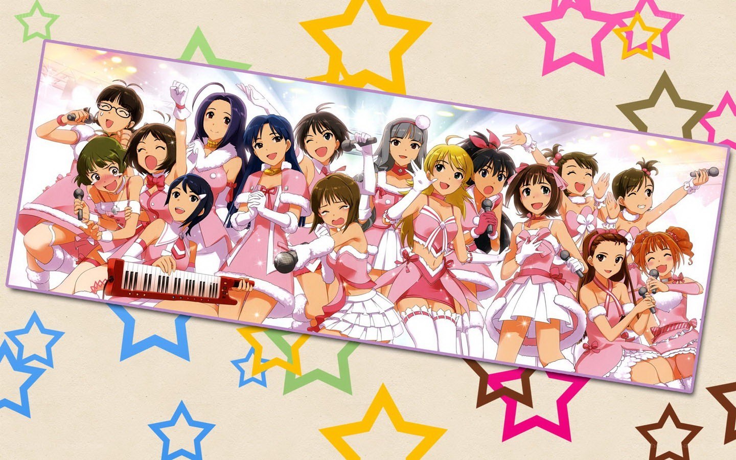 anime idol group performance