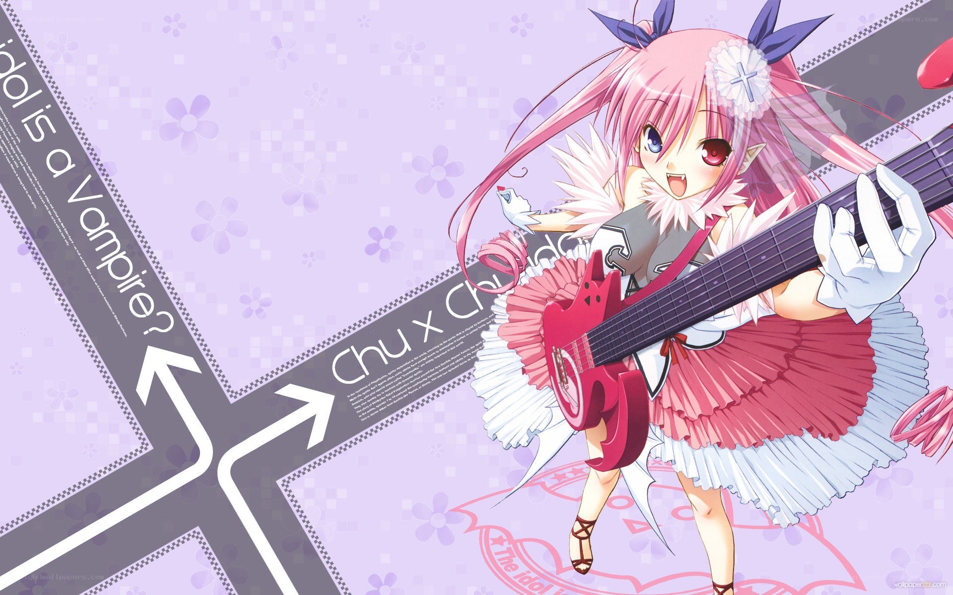 anime idol with guitar