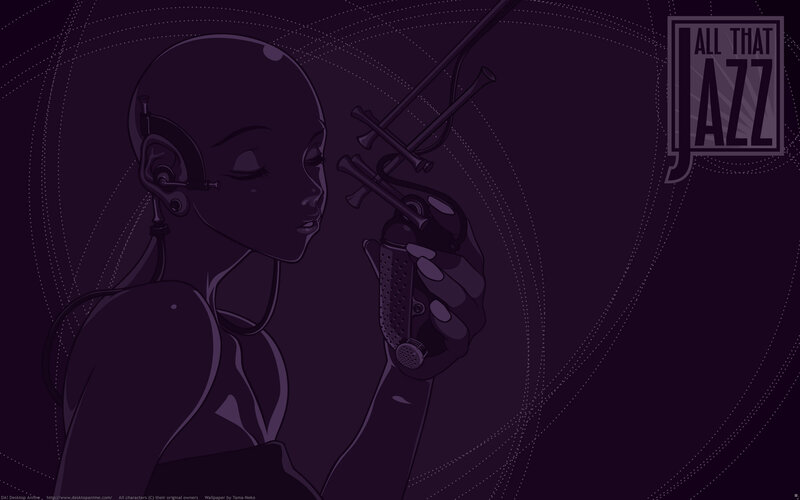 Anime jazz musician wallpaper