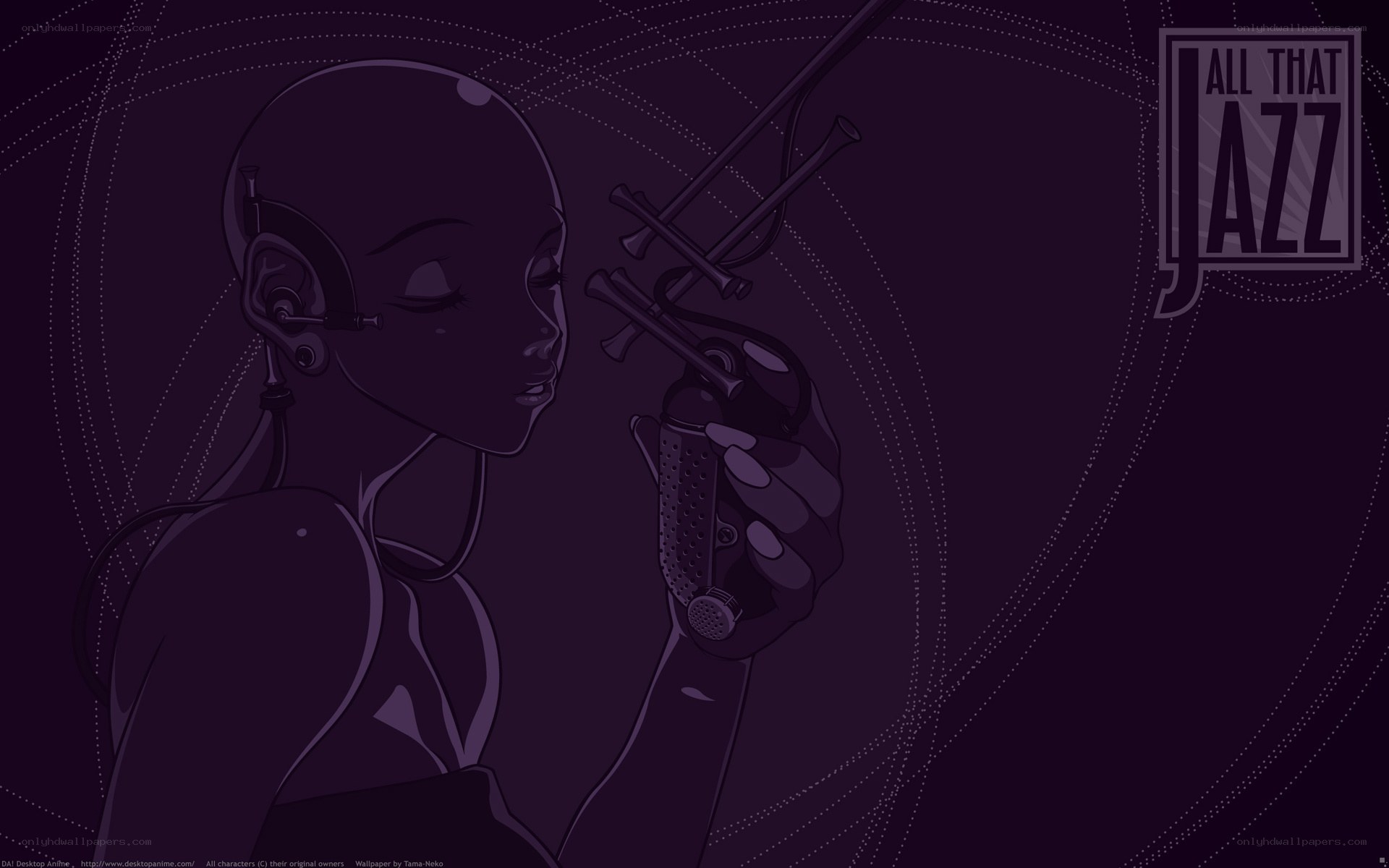 Anime jazz musician wallpaper