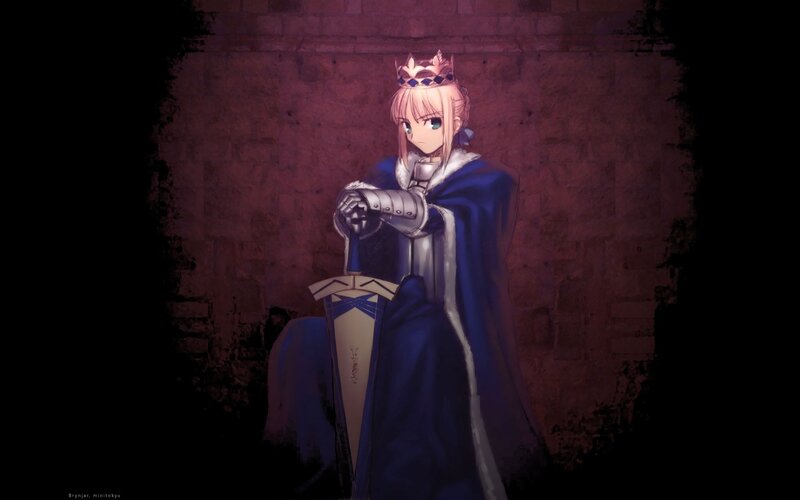 anime king with sword