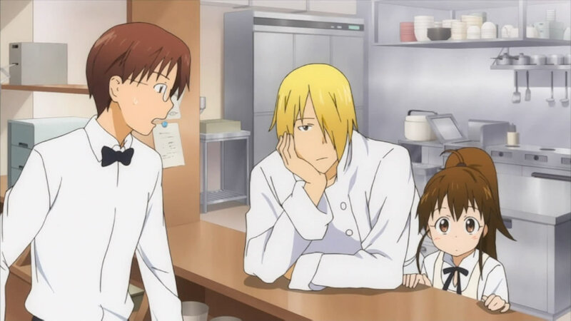 anime kitchen scene