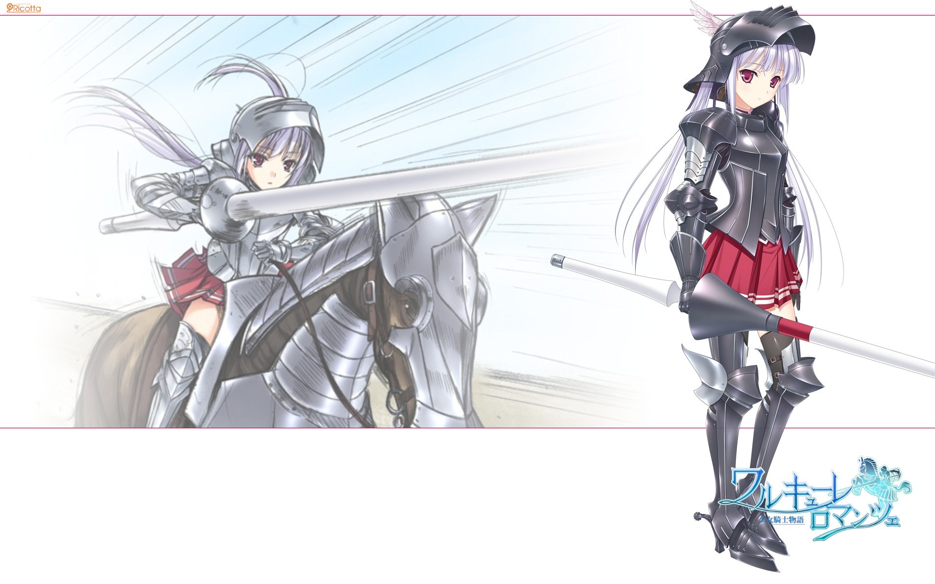 anime knight character art