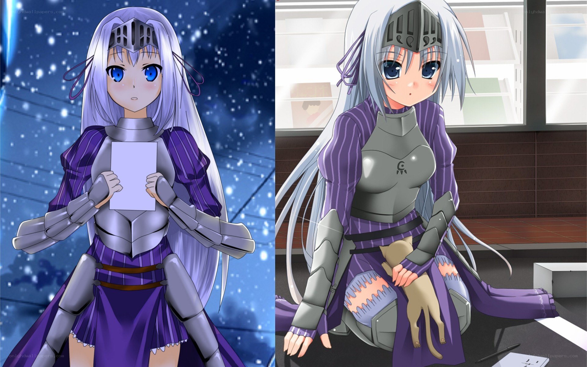 anime knight character comparison