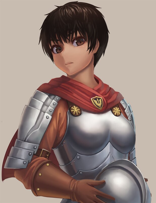Anime Knight Character — Silver