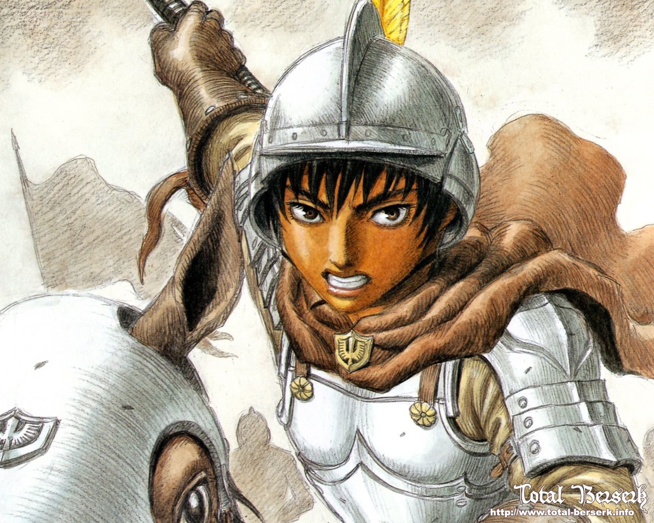 anime knight in armor