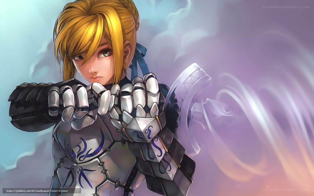 anime knight in armor