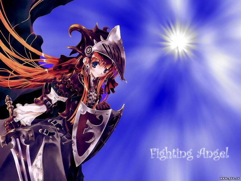 Anime knight warrior