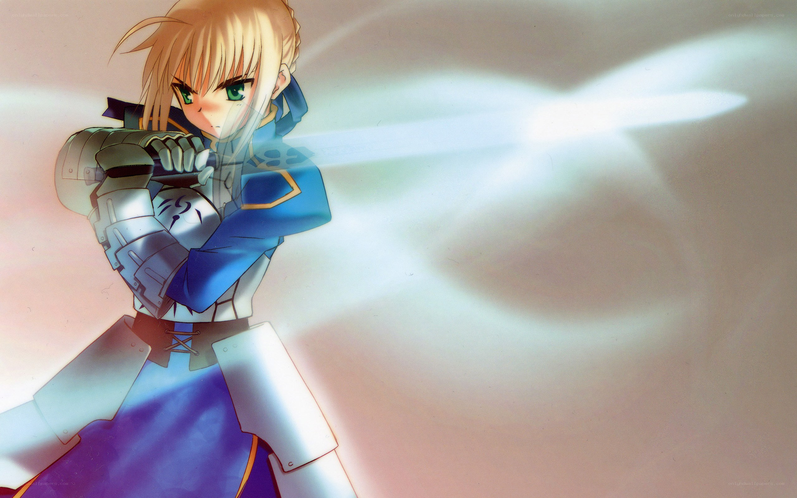 anime knight with sword