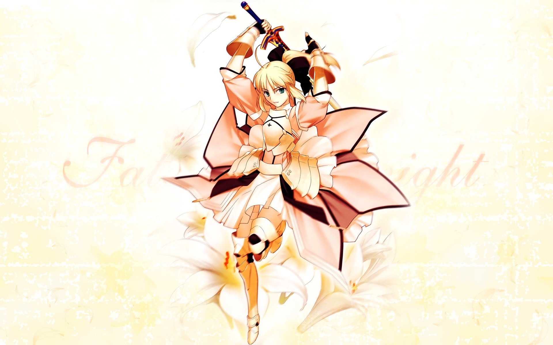 anime knight with sword