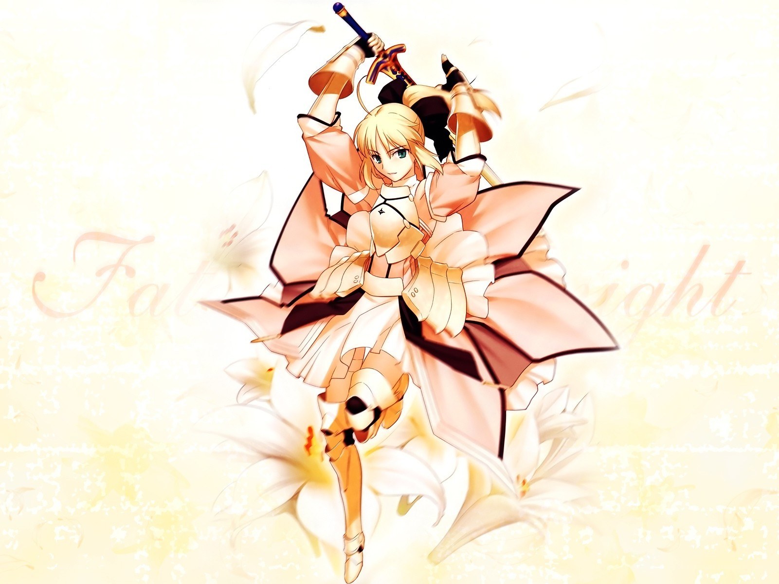 anime knight with sword