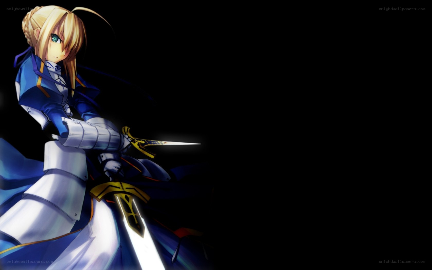 anime knight with sword