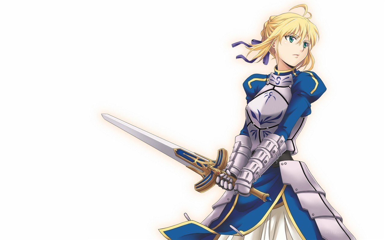 anime knight with sword