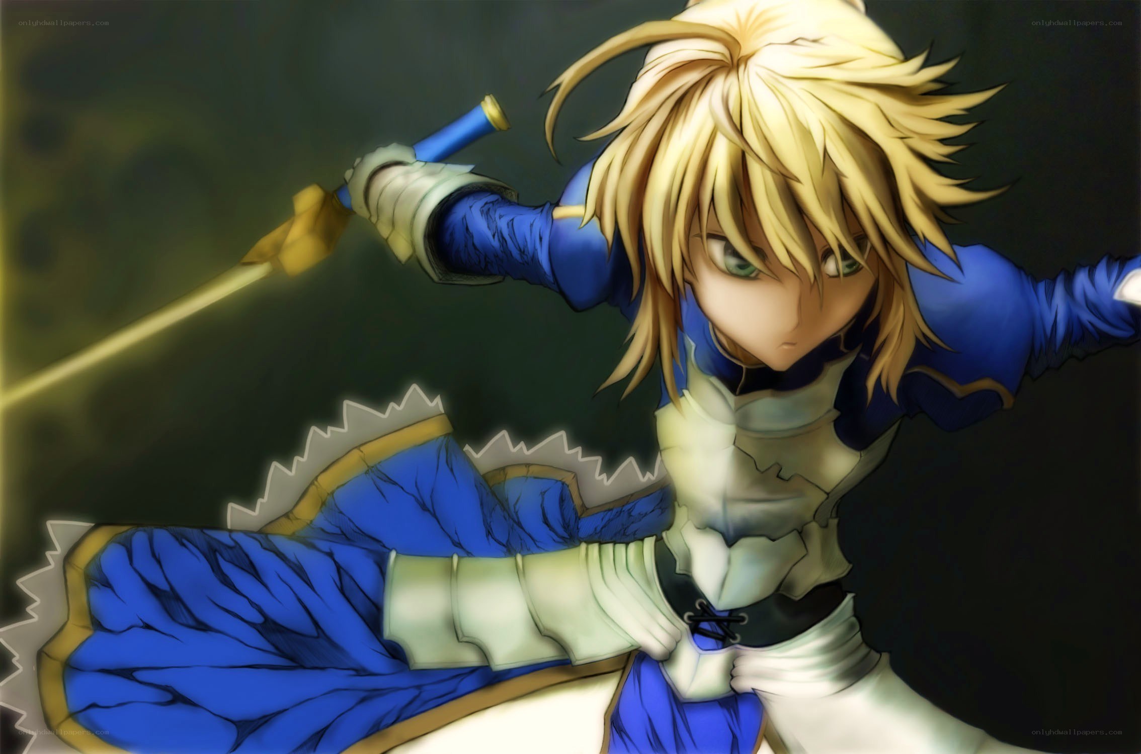 anime knight with sword