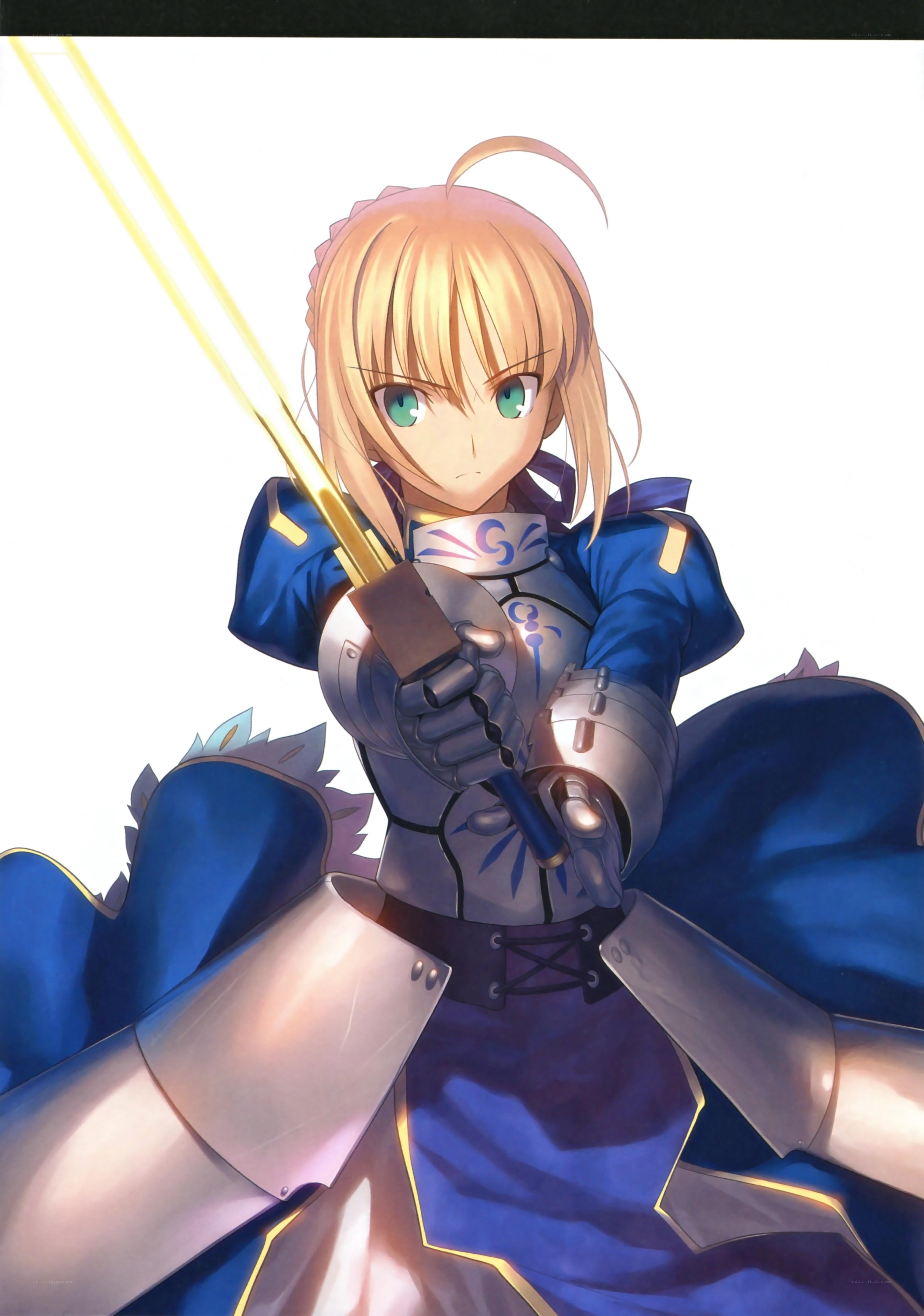 anime knight with sword