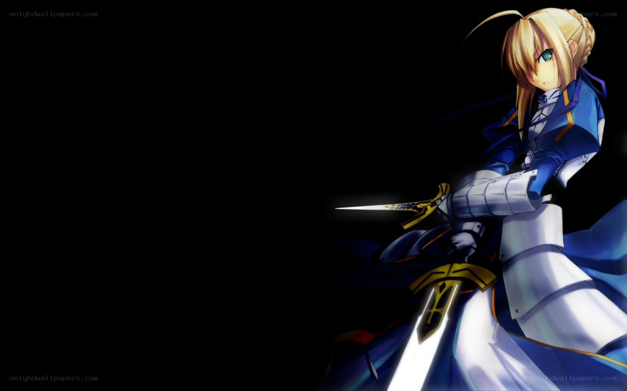 anime knight with sword
