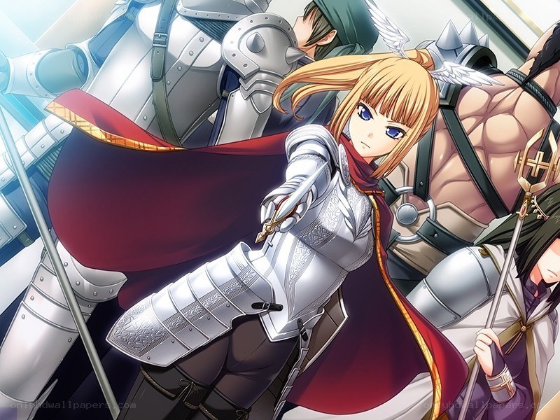 anime knights in armor