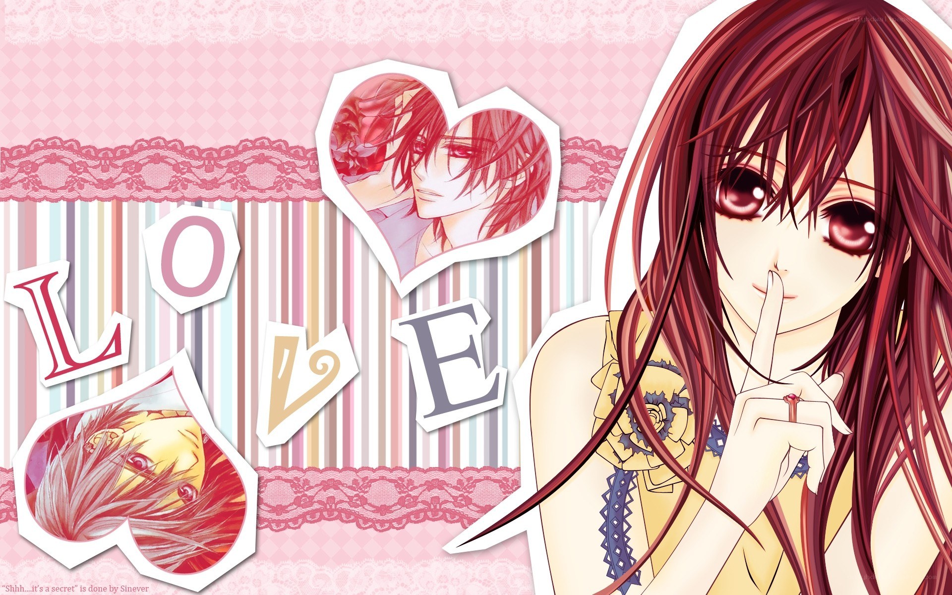 anime love theme wallpaper