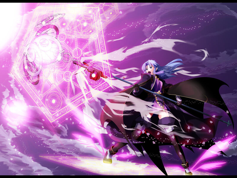 anime mage casting spell
