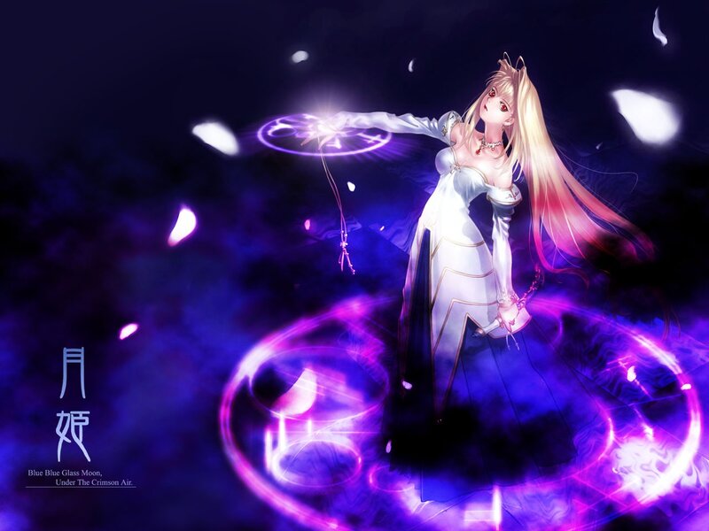 Anime mage casting spell