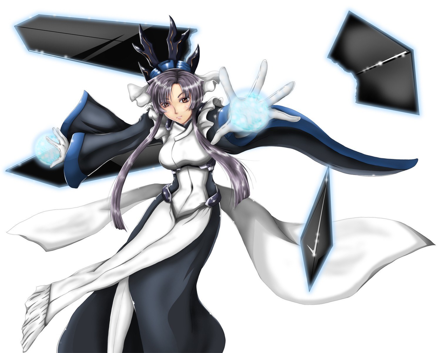 anime mage with magic