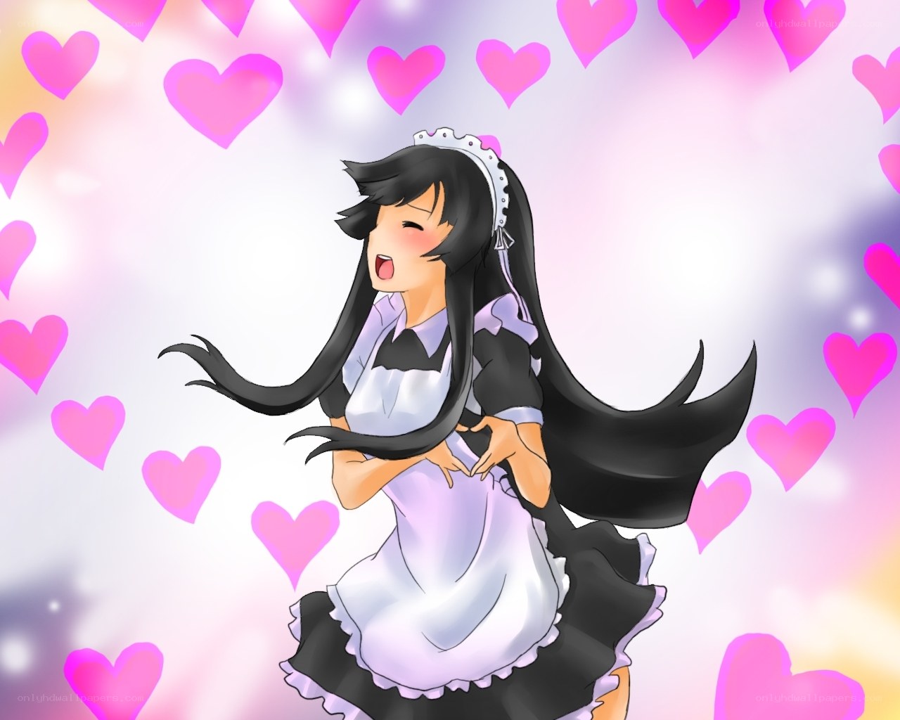 anime maid character