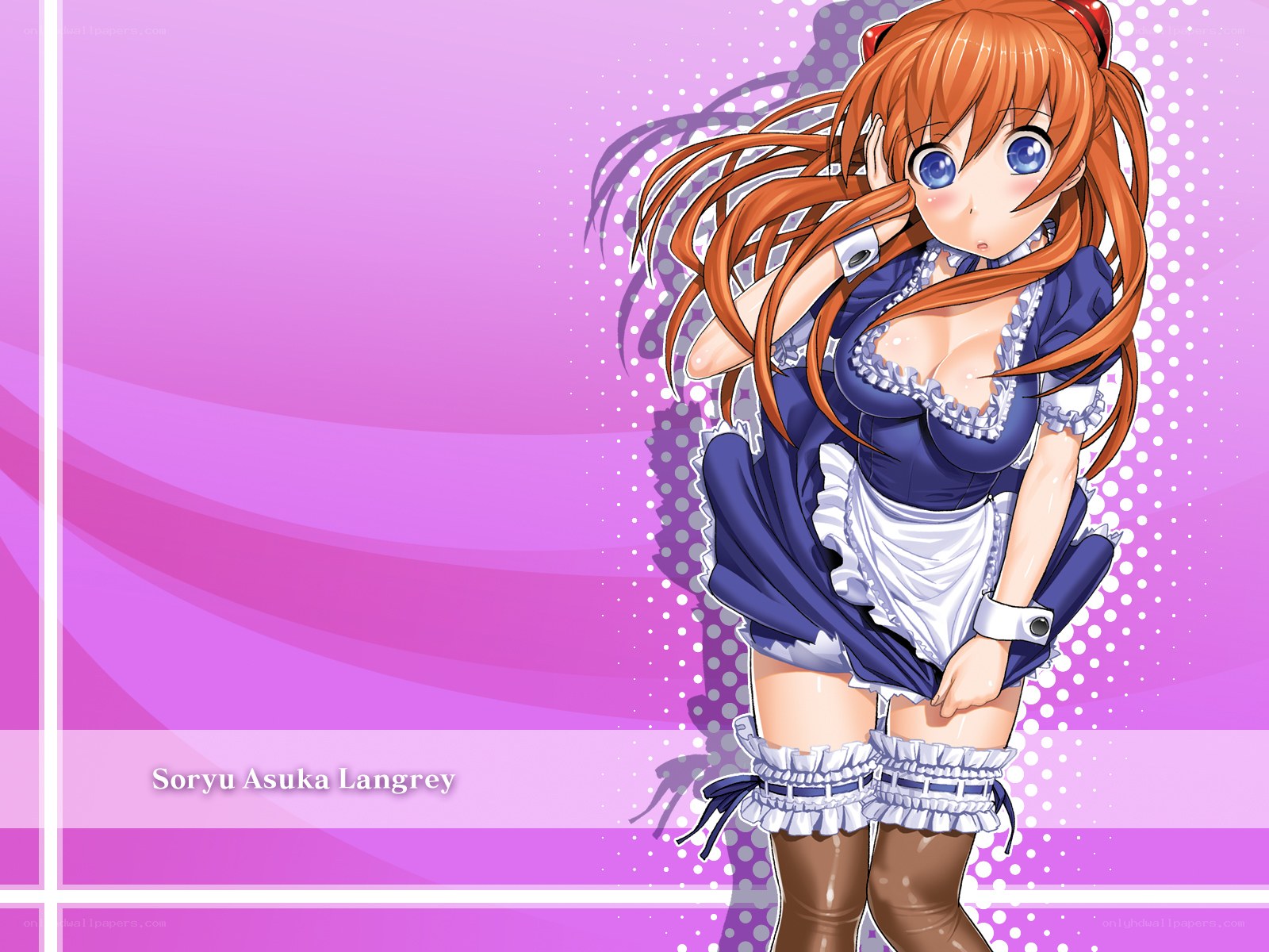 Anime maid character