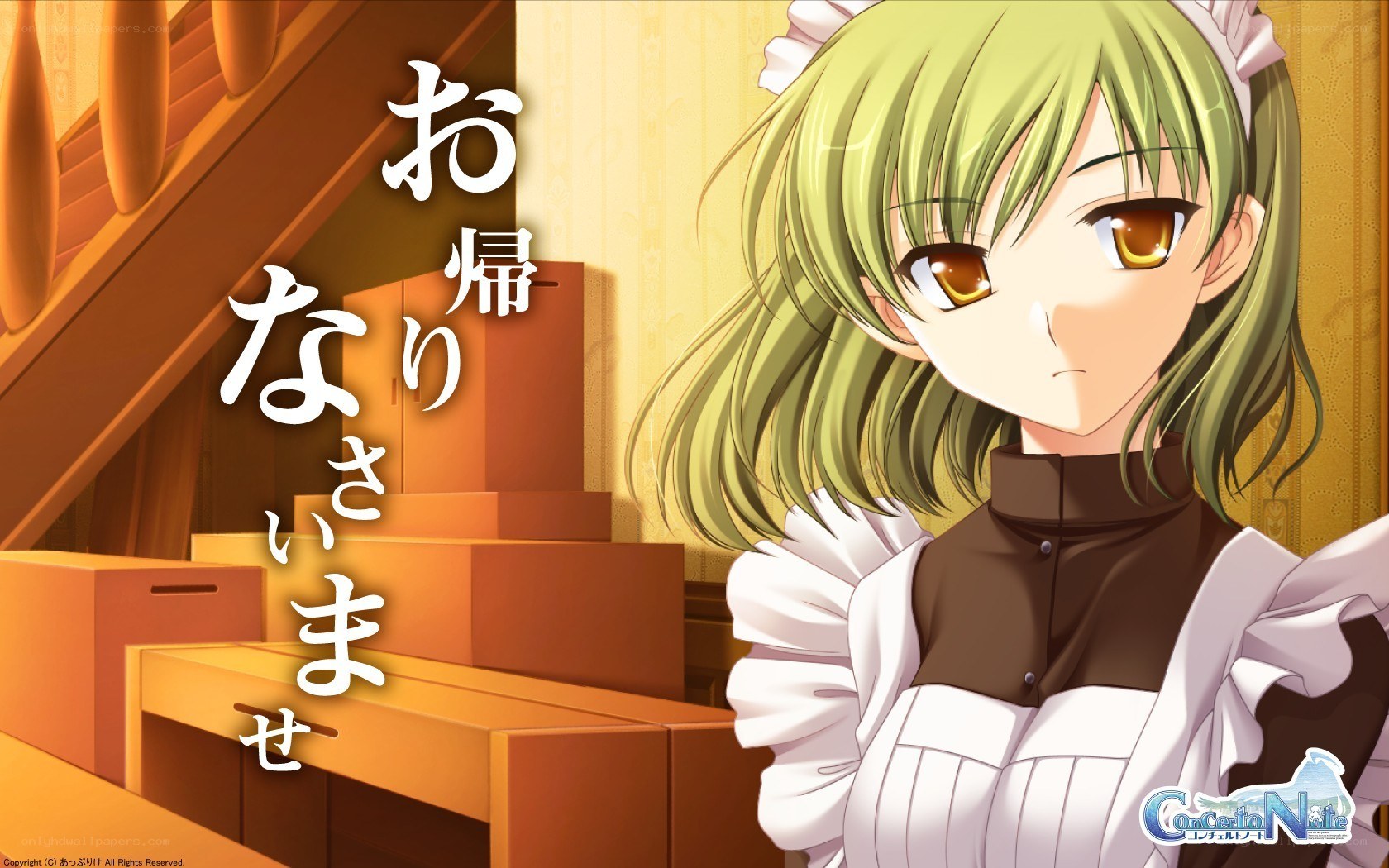Anime maid character