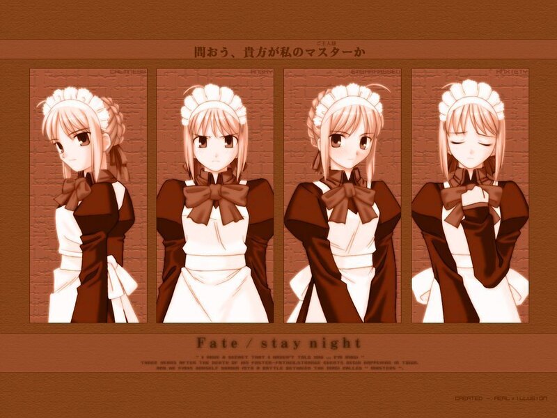 Anime Maid Character — Brown