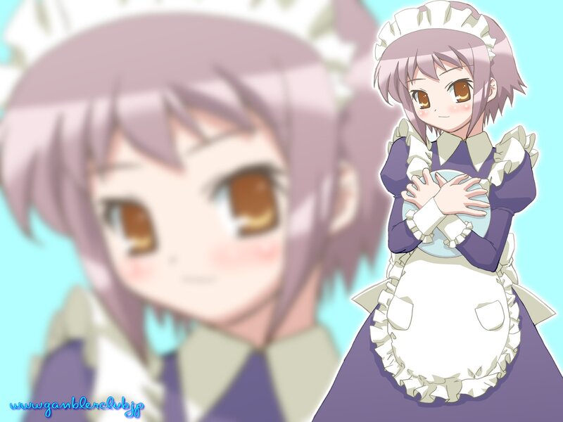 anime maid character illustration