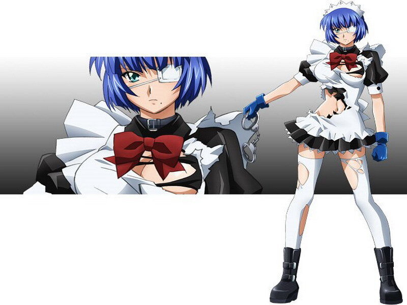 anime maid character illustration