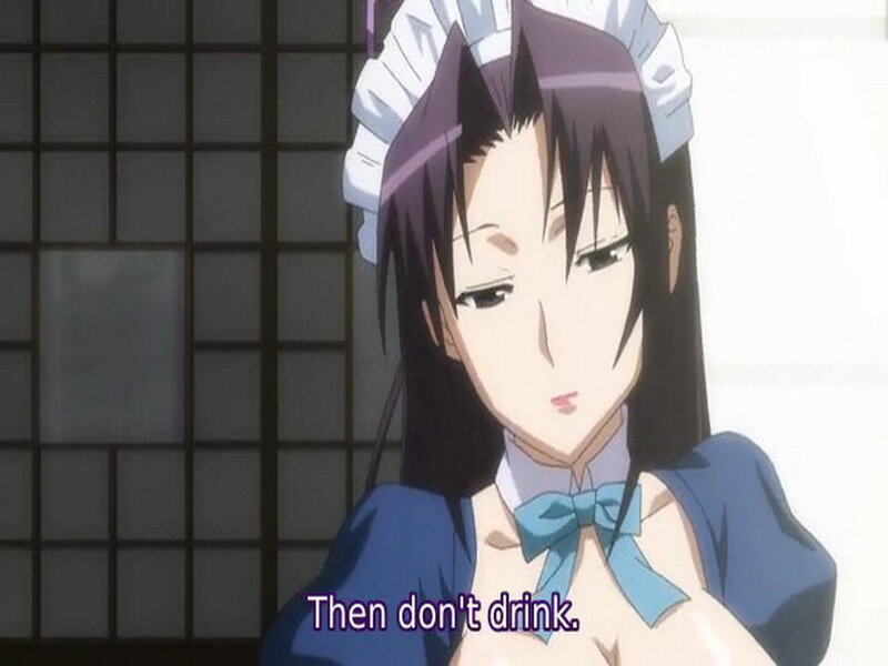 anime maid character speaking