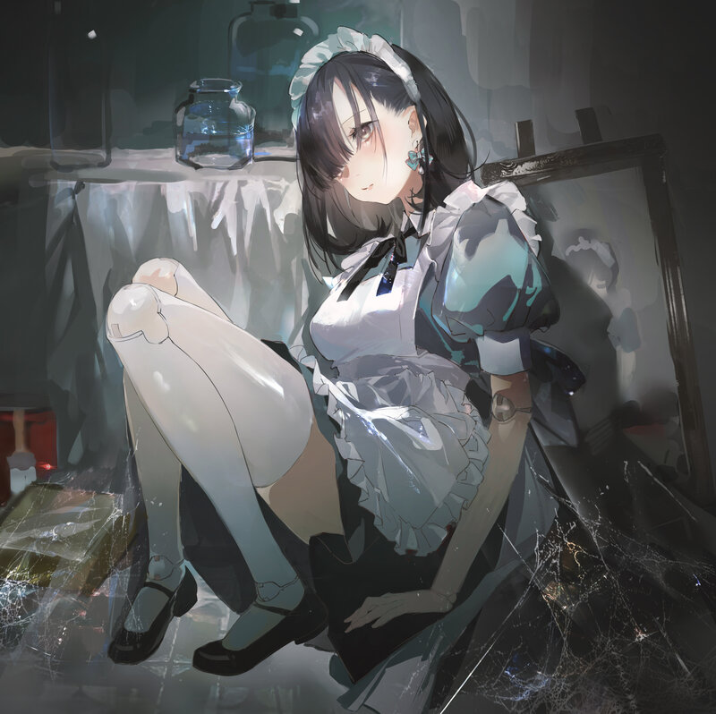 Anime Maid in Room