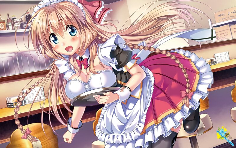anime maid waitress