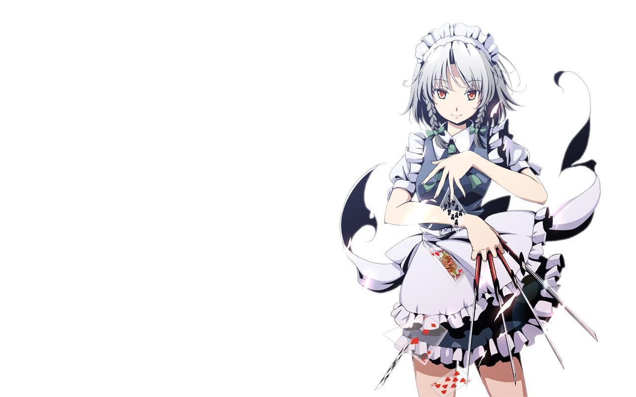 anime maid with claws