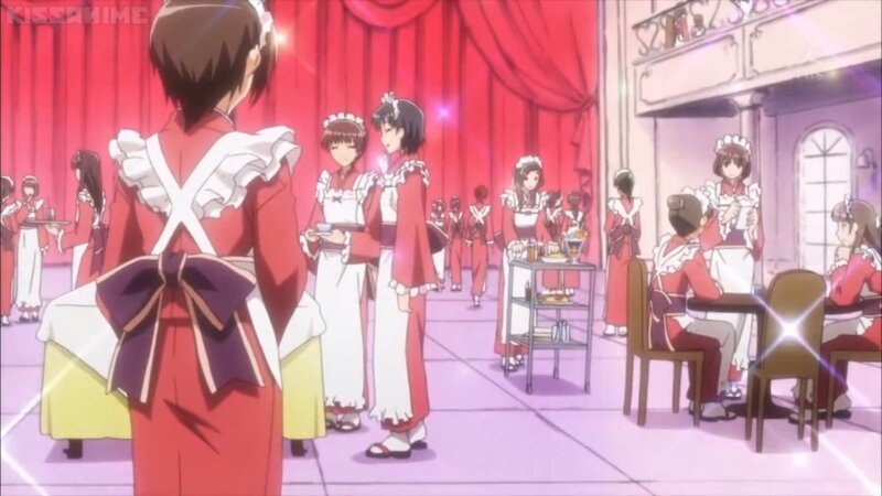 Anime Maids in a Hall