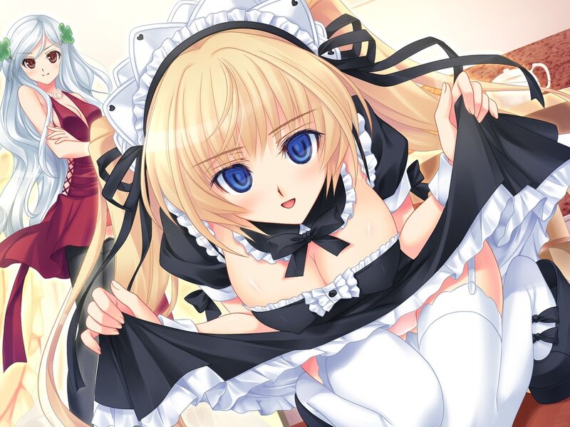 Anime maids in a room