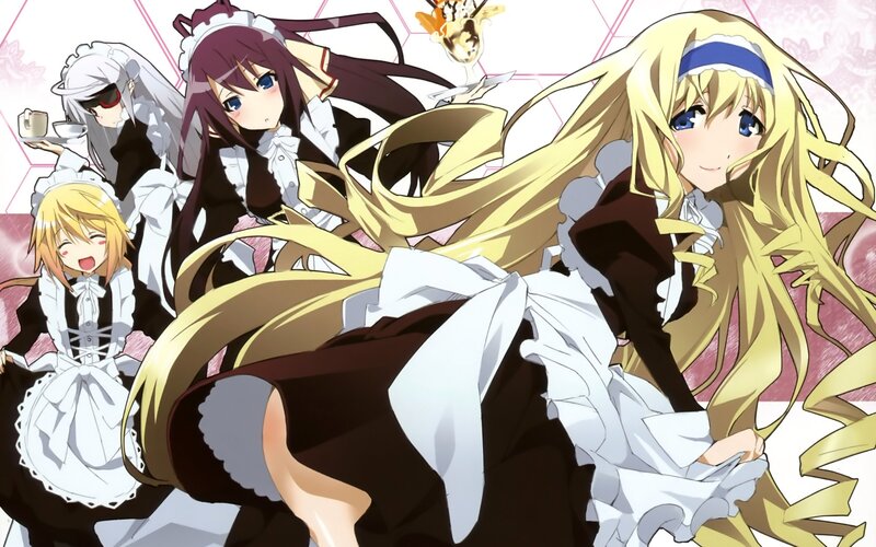 anime maids in uniform