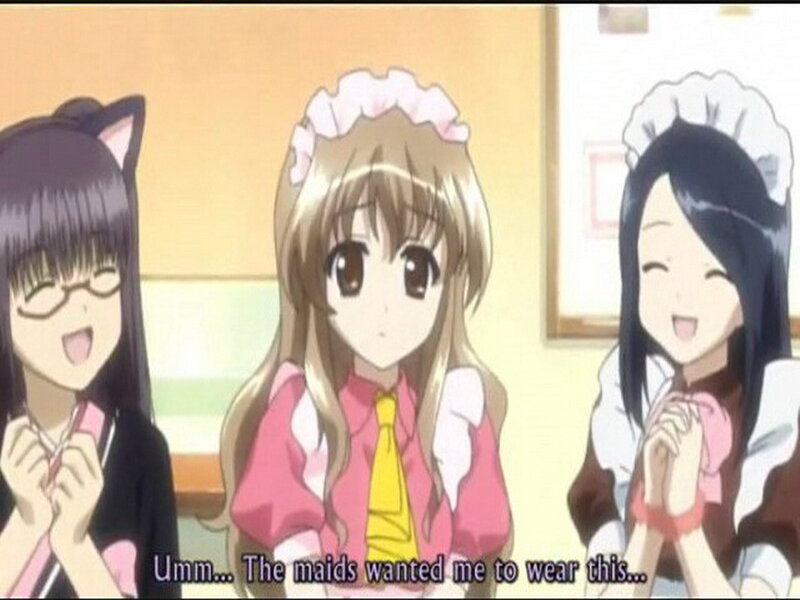 anime maids in uniform