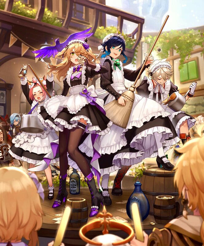 Anime Maids on Stage